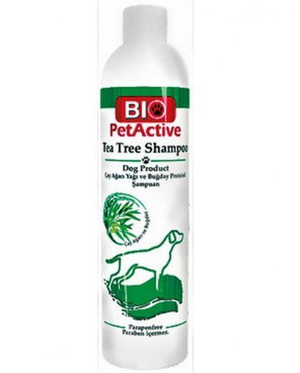 Bio Pet Active Çay Ağaci Özlü Buğday Proteinli Köpek Şampuani 400 Ml