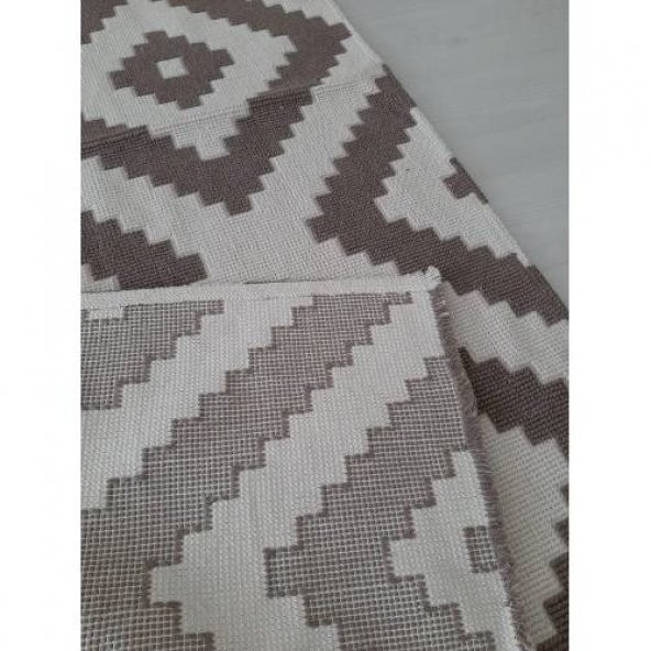 Mısır Pamuğu Kilim,Baklava Dekoratif Yıkanabilir Kilim 160X230cm Paspas