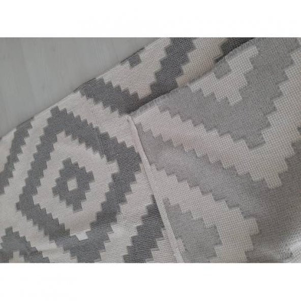 Mısır Pamuğu Kilim,Baklava Dekoratif Yıkanabilir Kilim 160X230cm Paspas - 5