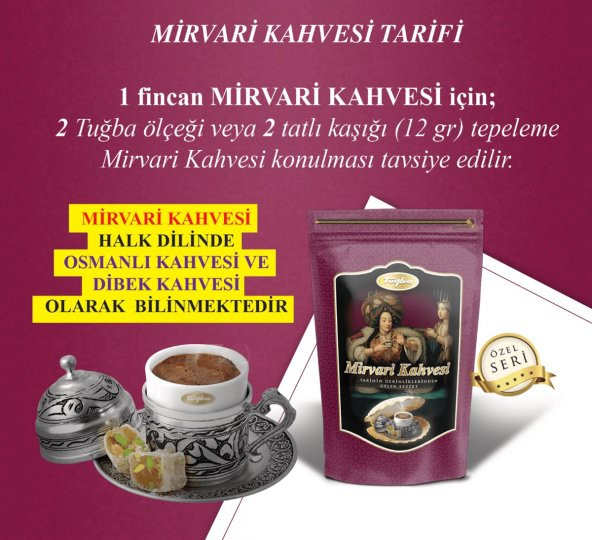 Tuğba Mirvari Kahvesi Metal Kutu 300 gr - 2
