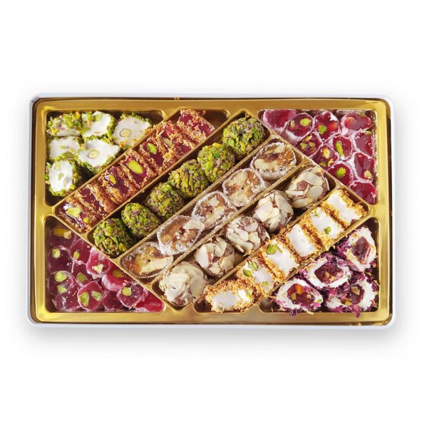 Geleneksel Tatlar Metal Kutu 540 Gr (Denizli) - 2