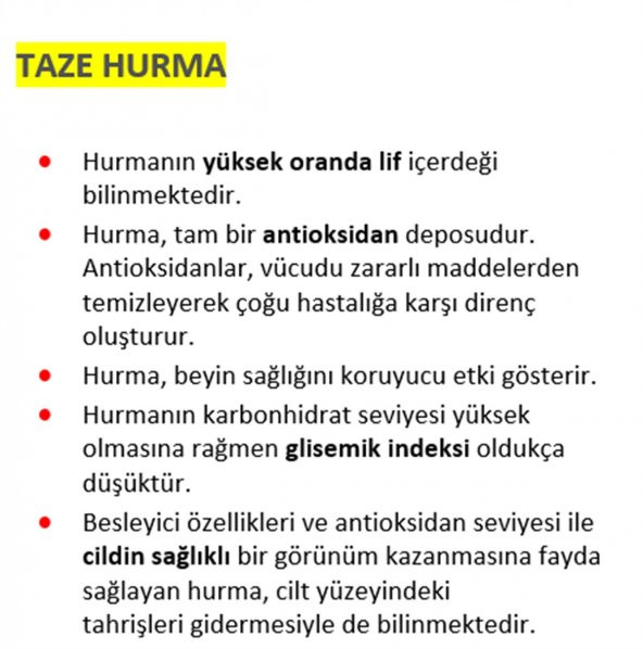 Taze Hurma 500 gr - 2