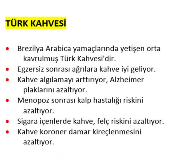 Türk Kahvesi Metal Kutu 250 gr - 3