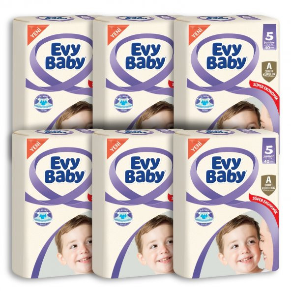 Evy Baby Bebek Bezi 5 Numara 240 Adet MEGA FIRSAT - 2