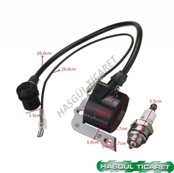 HSGL HUSQVARNA MOTORLU TESTERE  51  55  61 ATEŞLEME BOBİNİ BUJİ SET - 5