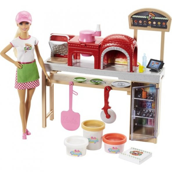 Barbie Pizza Yapıyor Oyun Seti