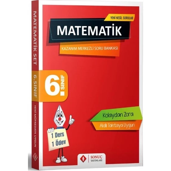 6. Sınıf Matematik Kazanım Merkezli Soru Kitapçığı Seti Sonuç Yayınları