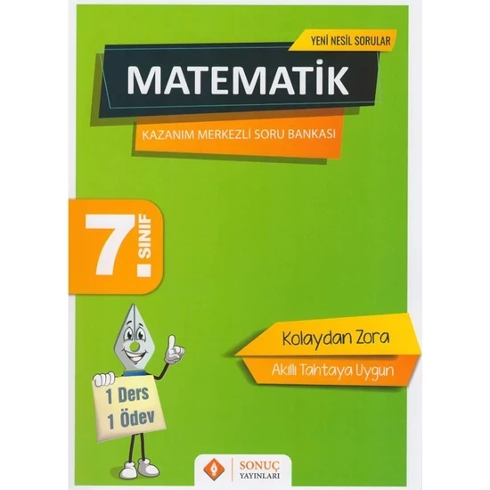 7. Sınıf Matematik Kazanım Merkezli Soru Kitapçığı Seti Sonuç Yayınları