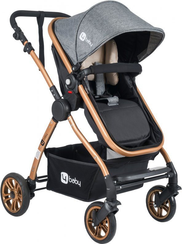 4 Baby Domino Gold Travel Sistem Bebek Arabası ve Puset - 3