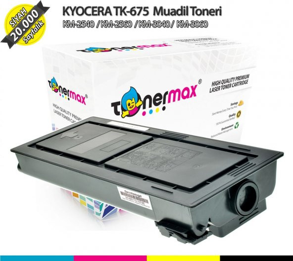 Kyocera KM-2540 Muadil Toner / Kyocera TK-675 Muadil Toner - 2