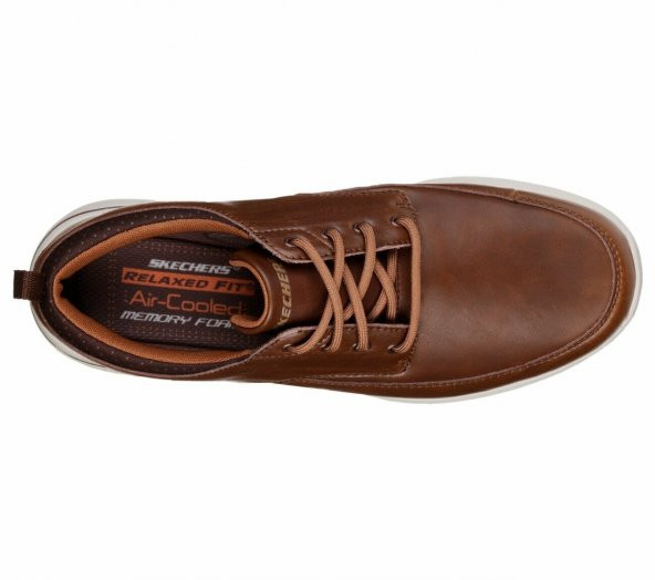 Skechers 65727 BRN Elent- Leven Erkek Günlük Spor Ayakkabı - 4