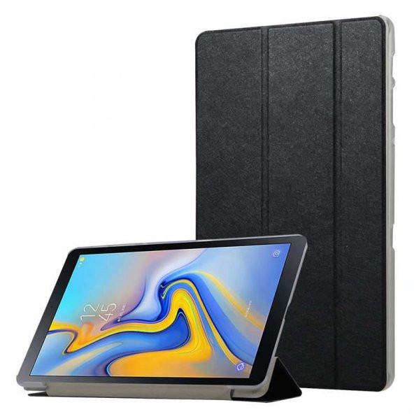 Samsung Galaxy Tab A 8.0 (2019) T290 Kılıf Olix Smart Cover Standlı 1-1 Kılıf Siyah