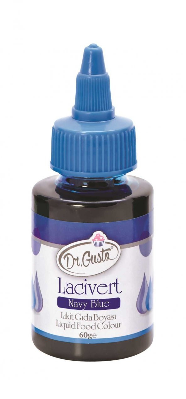Dr Gusto Lacivert Sıvı Gıda Boyası 60 Gr (15 FARKLI RENK SEÇENEĞİ)