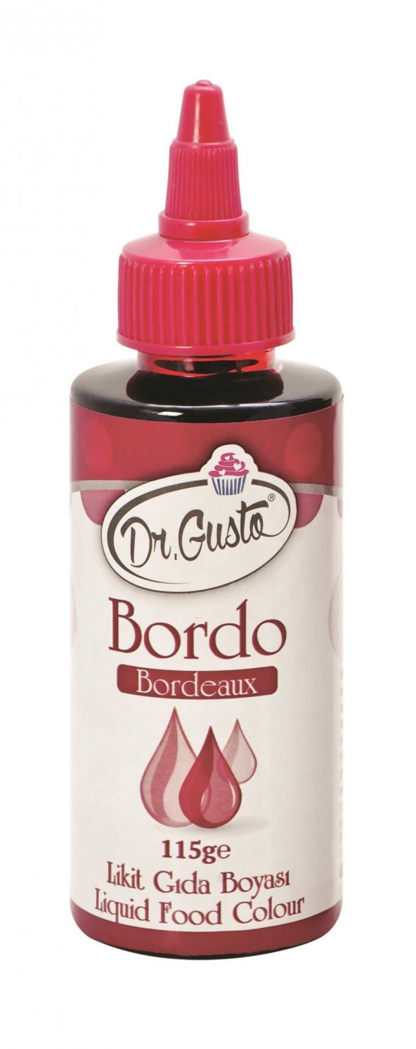 Dr Gusto Bordo Sıvı Gıda Boyası 115 Gr (15 FARKLI RENK SEÇENEĞİ)