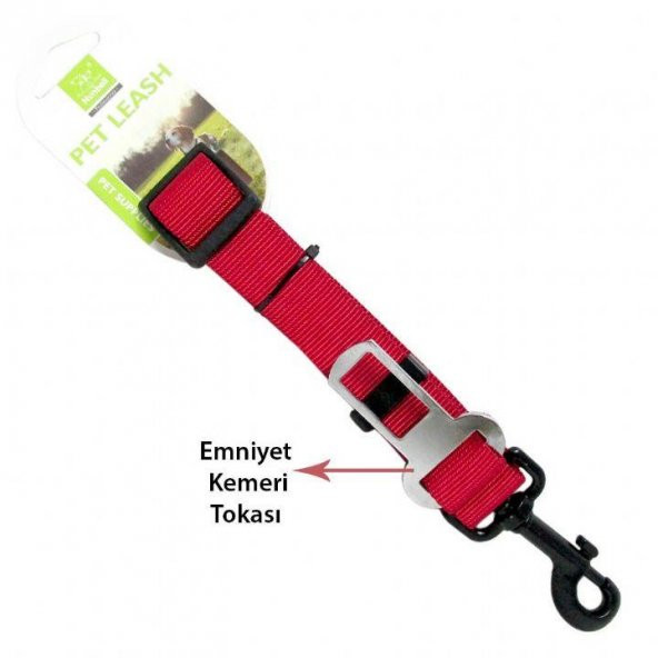 Nunbell Emniyet Kemerine Takılan Uzatma Köpek Tasması - 2