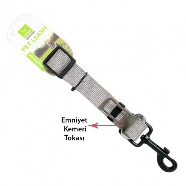 Nunbell Emniyet Kemerine Takılan Uzatma Köpek Tasması - 4