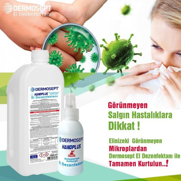 Dermosept Handplus El Dezenfektanı 100 ml - 4