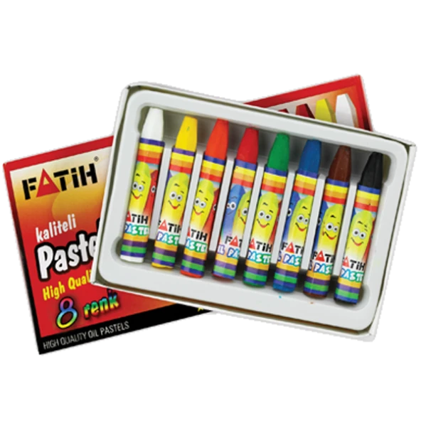 Fatih Pastel Boya 8 Renk King Size