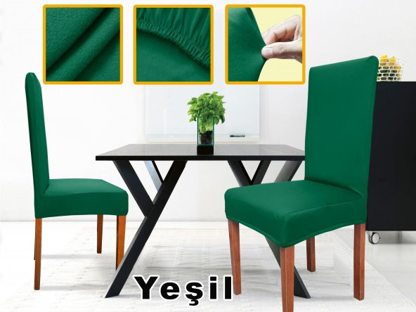 Sandalye Kılıfı "abeltrade".Kaliteli Likralı Lastikli Pratik.4 LÜ - 2