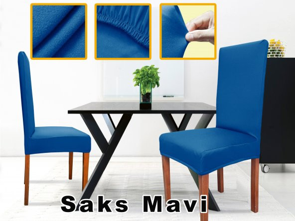 Sandalye Kılıfı "abeltrade".Kaliteli Likralı Lastikli Pratik.4 LÜ - 5