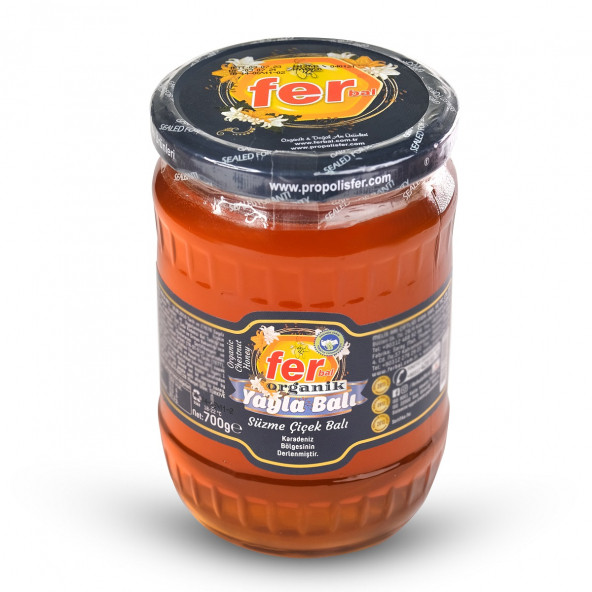 FER ORGANİK YAYLA SÜZME ÇİÇEK BALI 700 GR