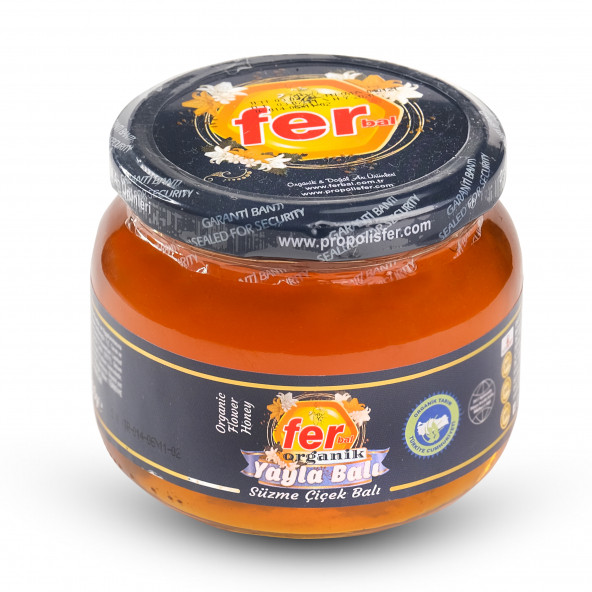 FER ORGANİK YAYLA SÜZME ÇİÇEK BALI 450 GR