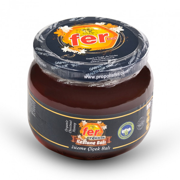 FER ORGANİK KESTANE SÜZME ÇİÇEK BALI 450 GR