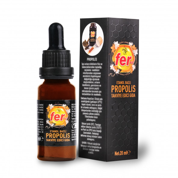 FER ETANOL BAZLI PROPOLİS 20ML (Takviye Edici Gıda)