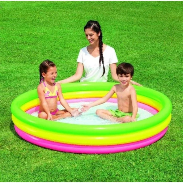 Bestway 51103 Şişme Taban 3 Boğumlu Havuz 152x30 cm - 3