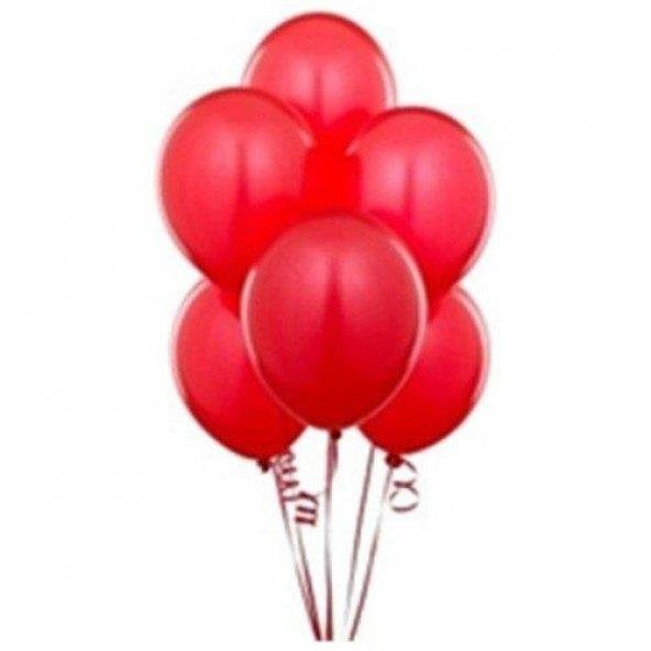 Tek Renk Balon Kırmızı 100lü