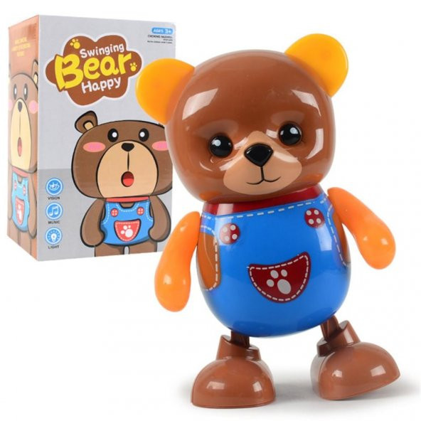 Dans Eden Ayıcık - Işıklı ve Müzikli Dans Eden Oyuncak Ayıcık