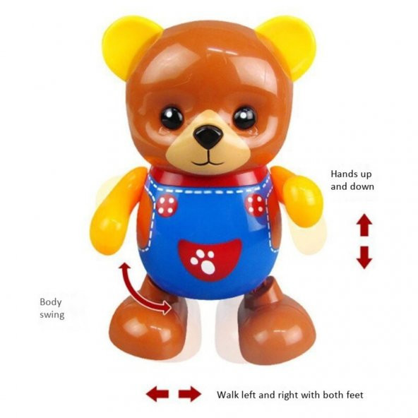 Dans Eden Ayıcık - Işıklı ve Müzikli Dans Eden Oyuncak Ayıcık - 3