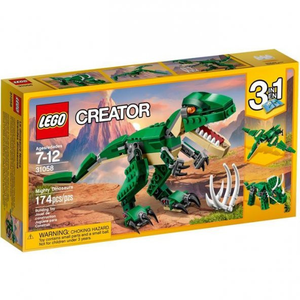 LEGO Creator 31058 Muhteşem Dinazorlar (174 Parça)