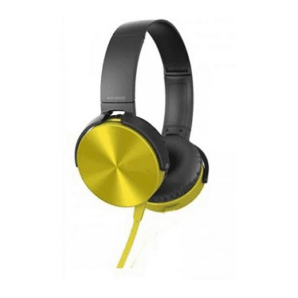 Mobitell MDR Sarı Ekstra Bass Mikrofonlu Kulaküstü Kulaklık