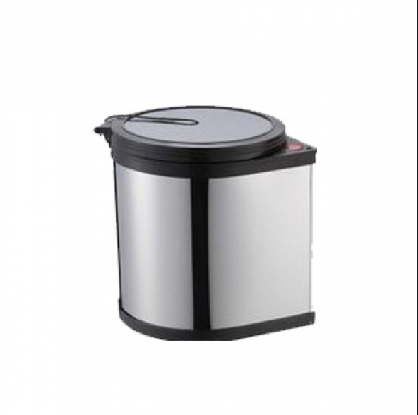 HAFELE CİTY WHİTE PASLANMAZ ÇELİK 40 CM 16 LT ÇÖP KUTUS-503.18.03 - 1