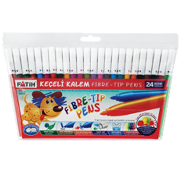 Fatih Keçeli Boya Kalemi 24 Renk 34050