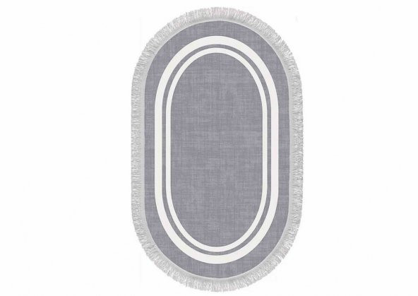 Seroni Home Textile Sempati Sade İnce Saçaklı 50x80 Paspas - 1
