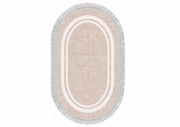 Seroni Home Textile Sempati Sade İnce Saçaklı 50x80 Paspas - 2