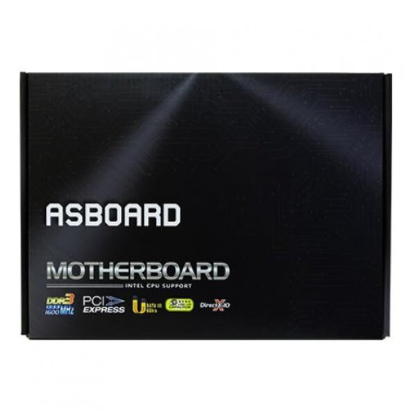 Asboard H61 intel 2/3 Nesil DDR3 USB 3.0 1155Pin mATX Anakart