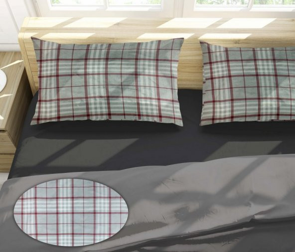 Miabella Home Ekose 50x70 Flanel Yastık Kılıfı 2 li - 11