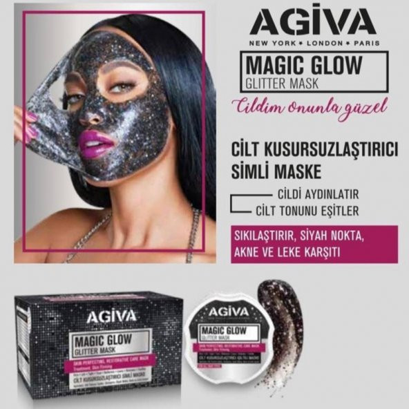 Agiva Simli Maske Magic Glow Glitter Mask - 2