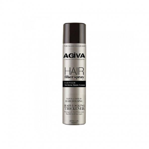 AGİVA Hair Fiber Spray - Dolgunlaştırıcı Siyah Saç Spreyi