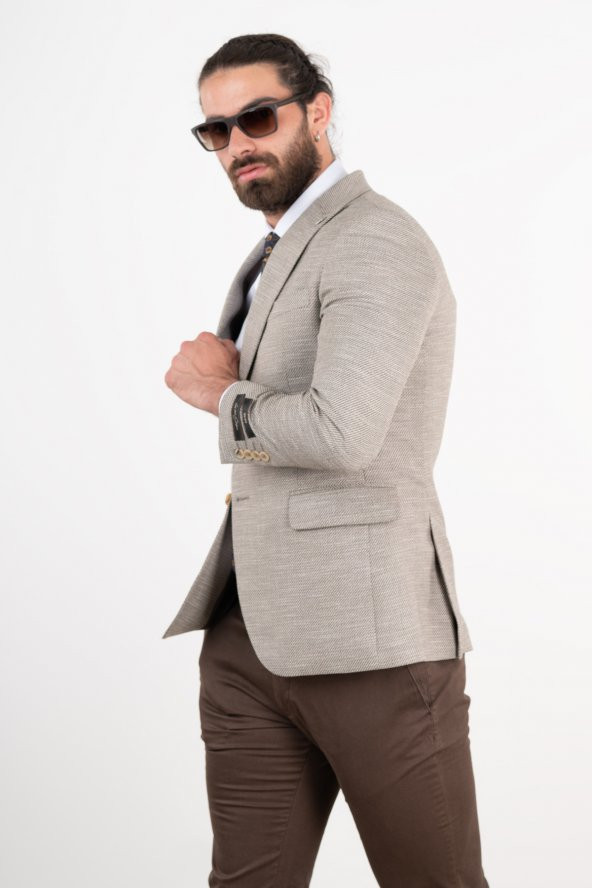 SİR REGULAR FİT TEK ÇEKET - 4