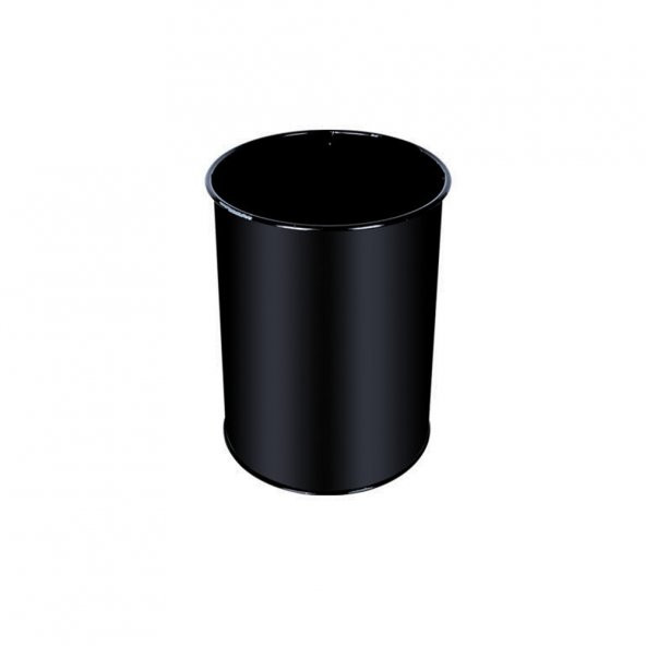 Palex 3700-0 Çöp Kovası Masa Altı Metal 13 LT Siyah