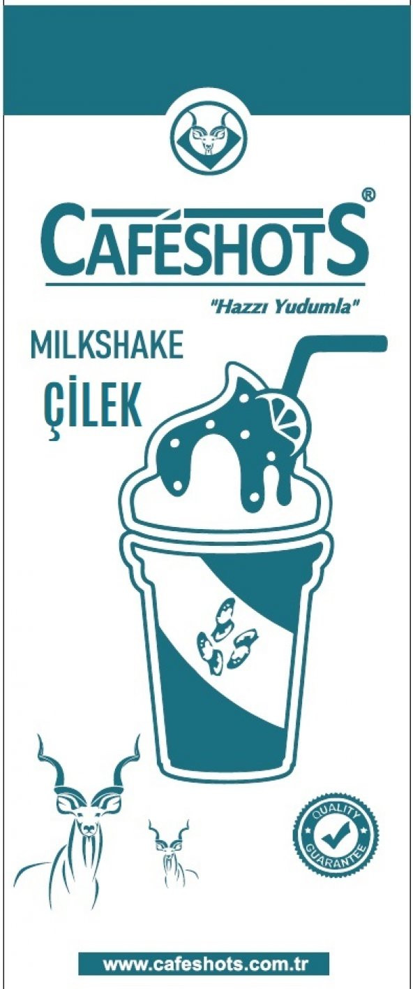 CAFESHOTS MİLKSHAKE ÇİLEK 1000 GR - 2