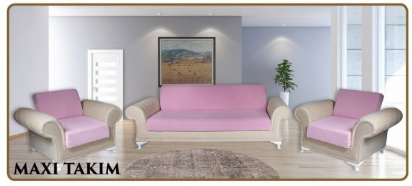 Miabella Home Lastikli Likralı Koltuk Örtüsü Maxi Takım - 3