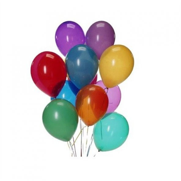 Parti Balon Seti (100 Adet) Çocuk Eğlence Süsleme Balonu
