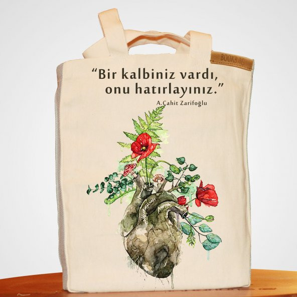 Bookbag Zarifoğlu Doğal Keten çanta