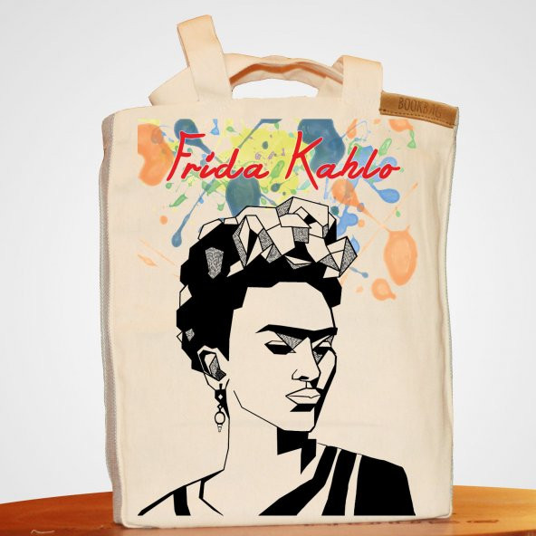 Bookbag Frida Doğal Keten çanta