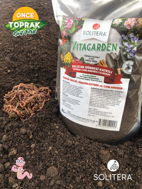 Vitagarden Organik Solucan Gübresi 2 Lt - 2
